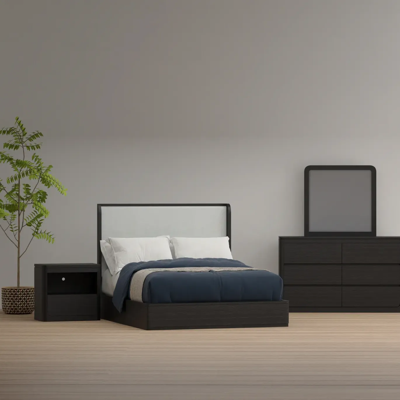Aiden Black Bedroom Set