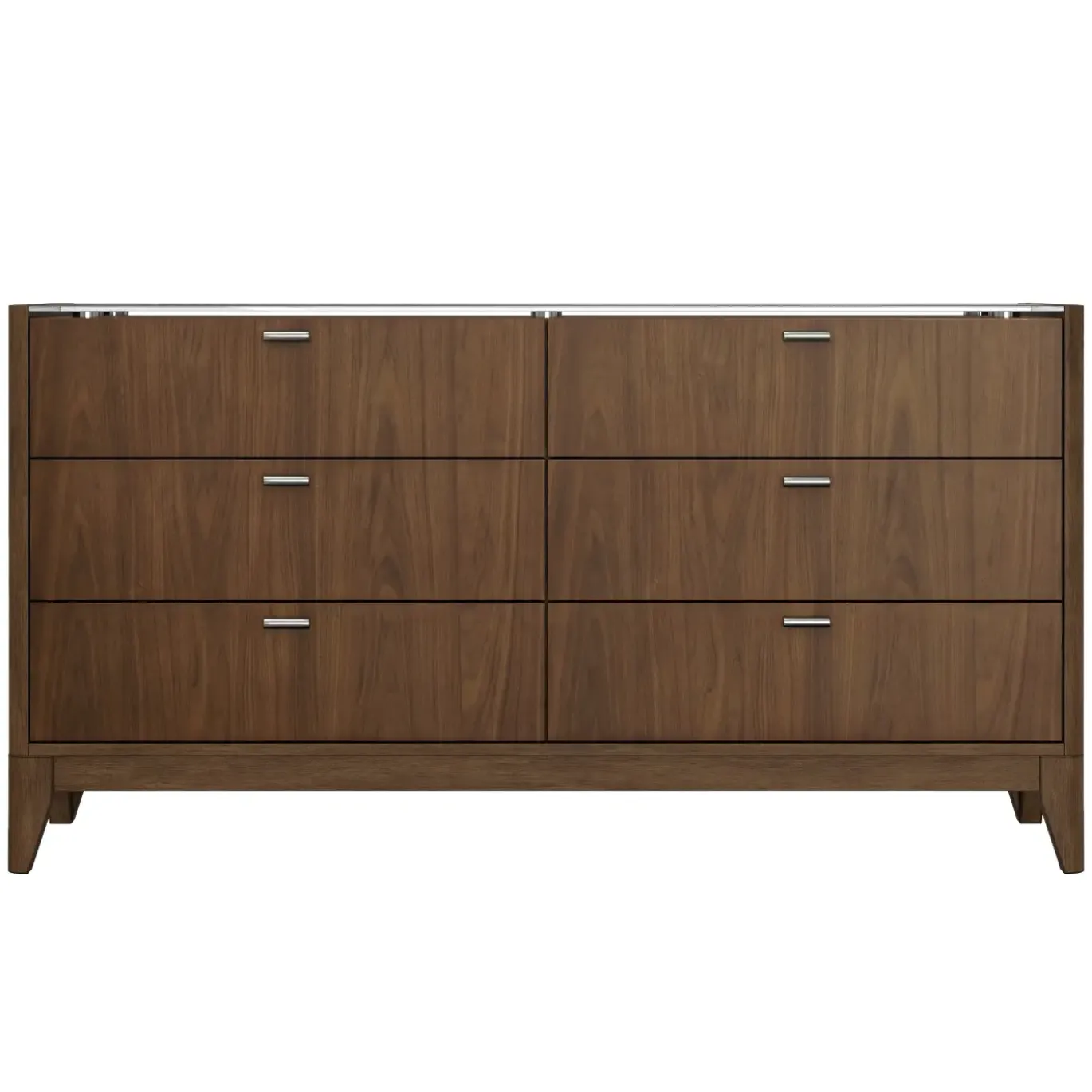 Amalie Eastern King Wall Bed With 2 Piers, Dresser, Mirror