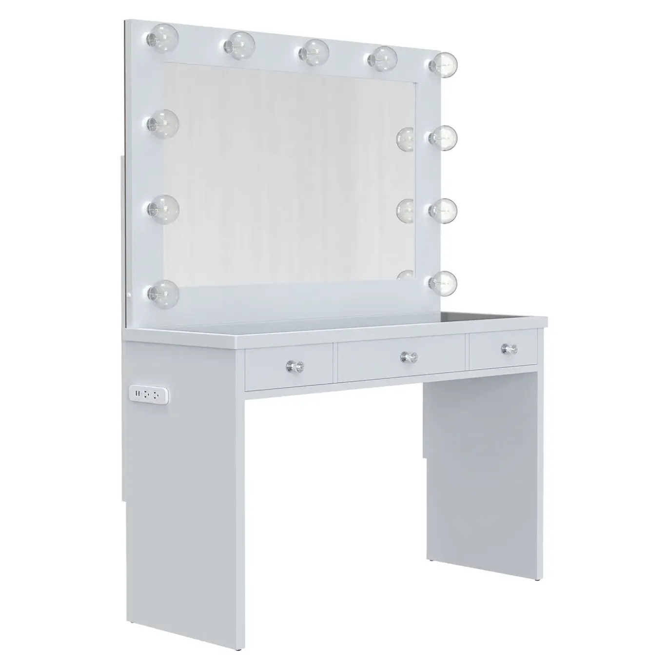Amelia 3 Drawer Vanity with Lighted Mirror