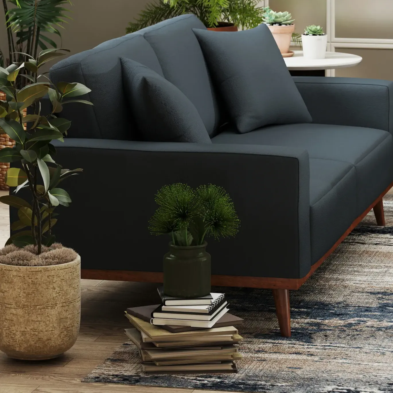 Ava Leather Living Room Set