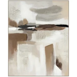 Black & Brown Abstract Wall Art