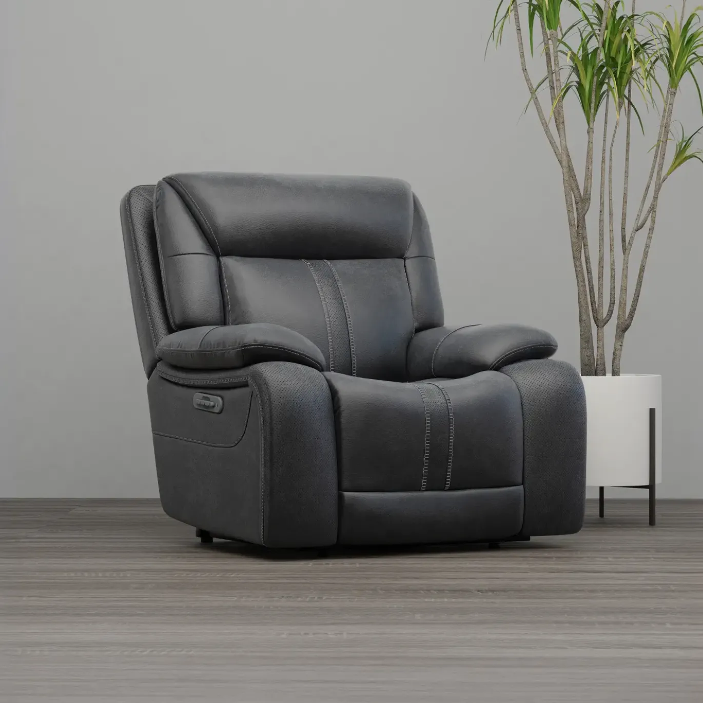 Blockbuster P3 Zg Leather Recliner with Immersive Sound & Heat and Massage