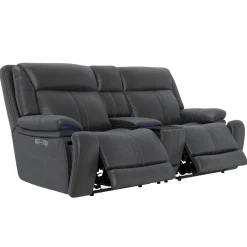 Blockbuster 3pc Immersive Sound Power Loveseat w/heat and massage