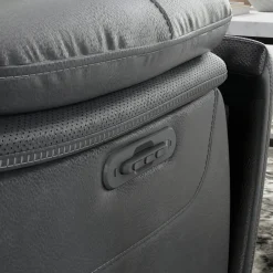Blockbuster 6pc Immersive Sound Power Sectional w/heat and massage