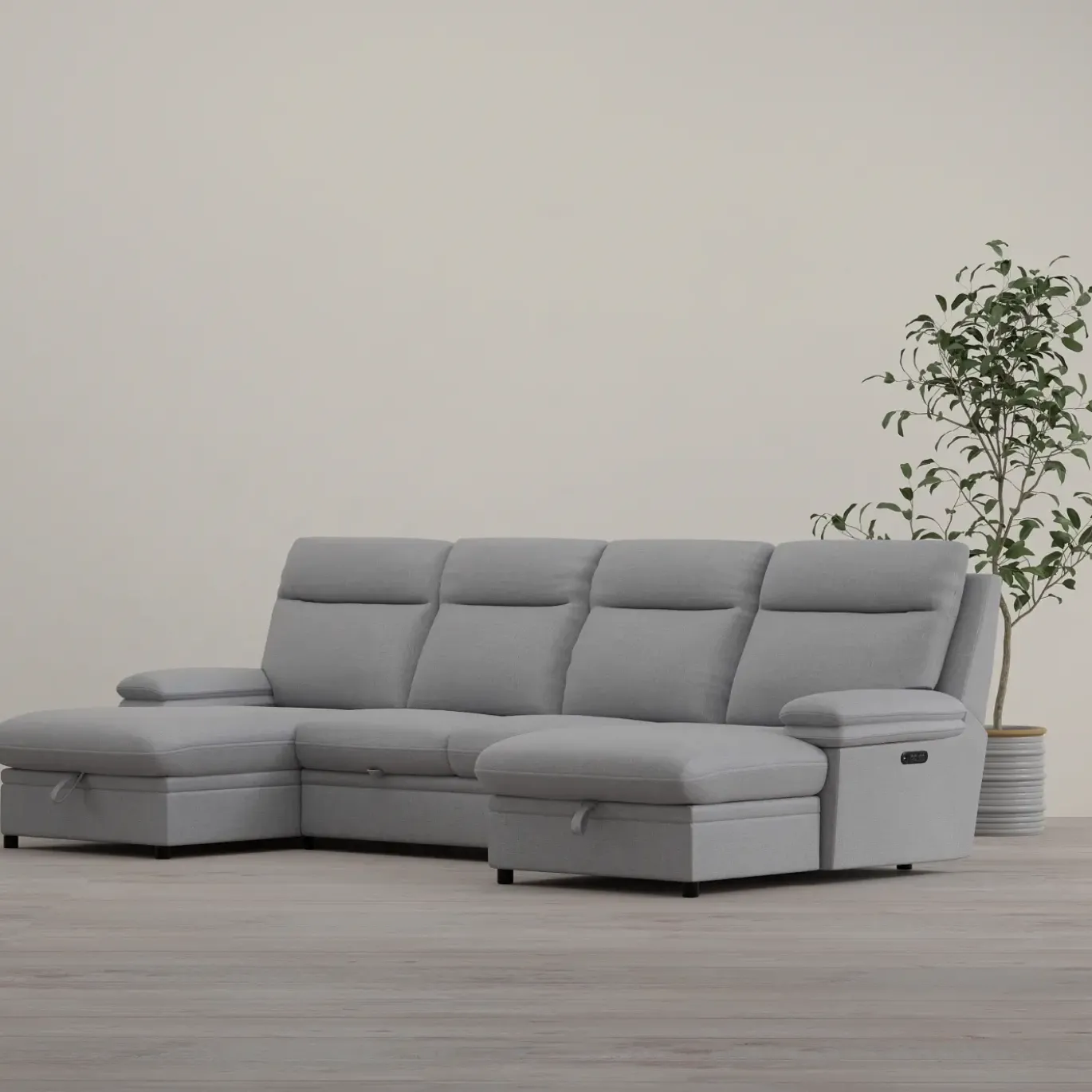 Boyd 3pc Sofa Chaise with Pop-up