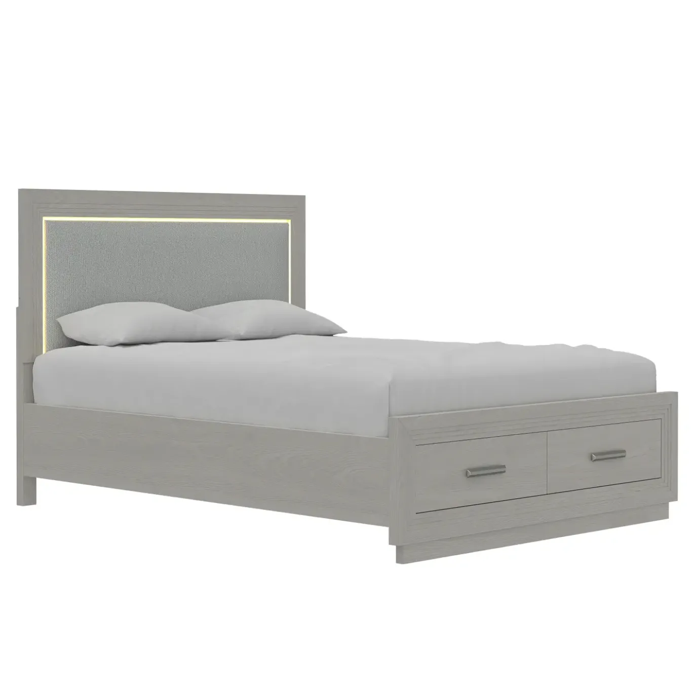 Burbank Queen Storage Bed With LED Lights