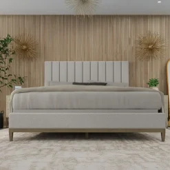 Cascade Channeled Upholstered Bed