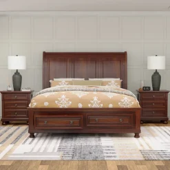 Cortland Full Sleigh Storage Bed