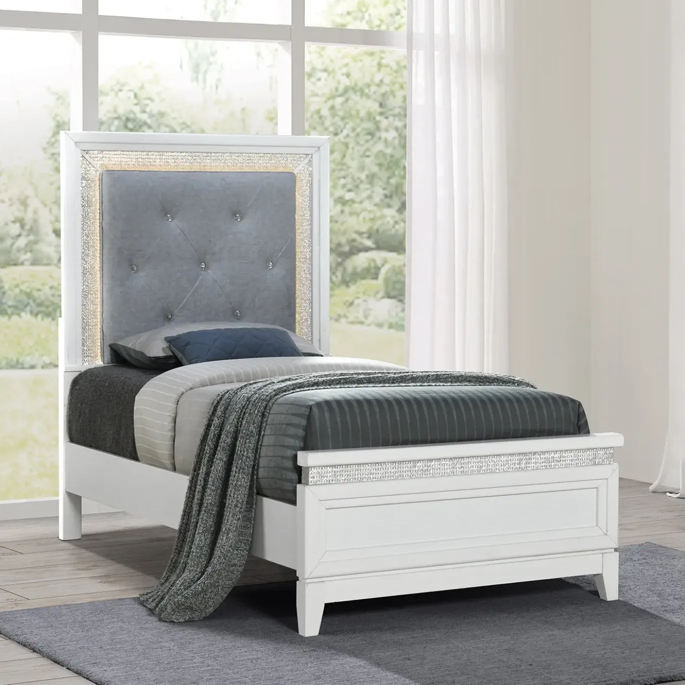 Danica Twin Bed with Lights