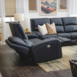 Dawson Reclining Living Room Black