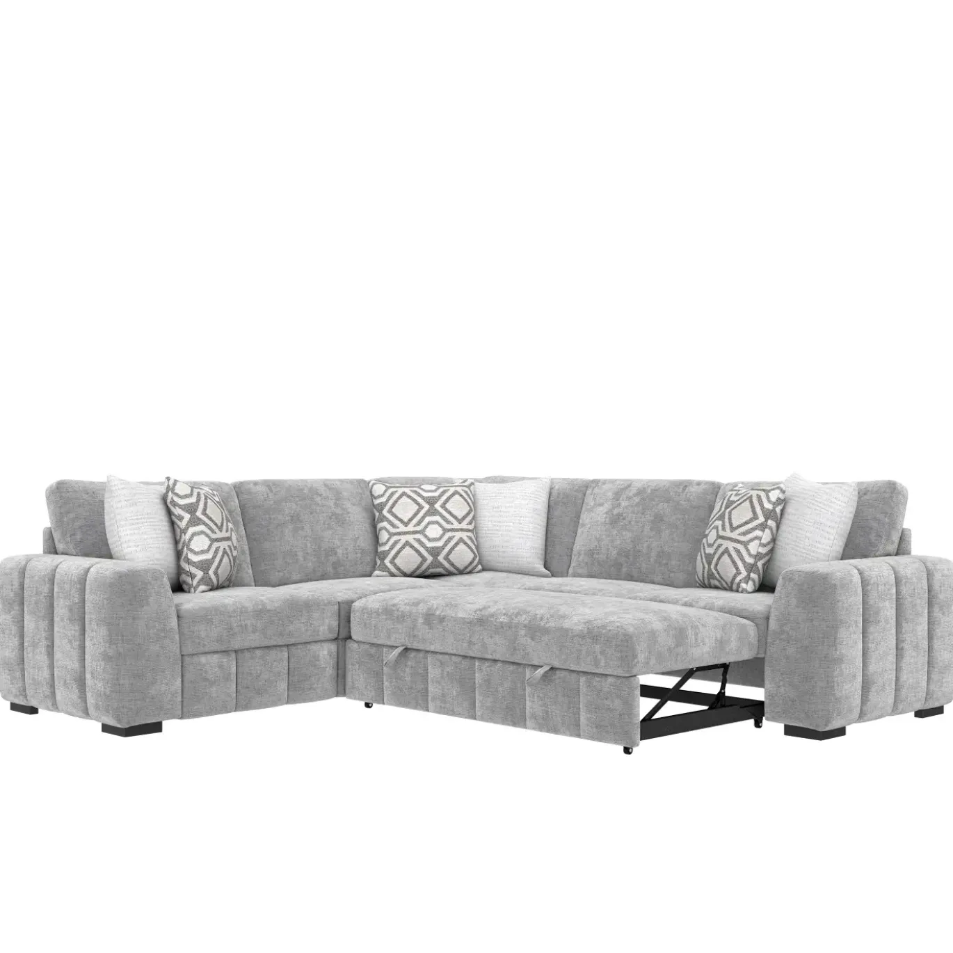 Dreamscape 3pc Sectional with Right Pop Up Sleeper