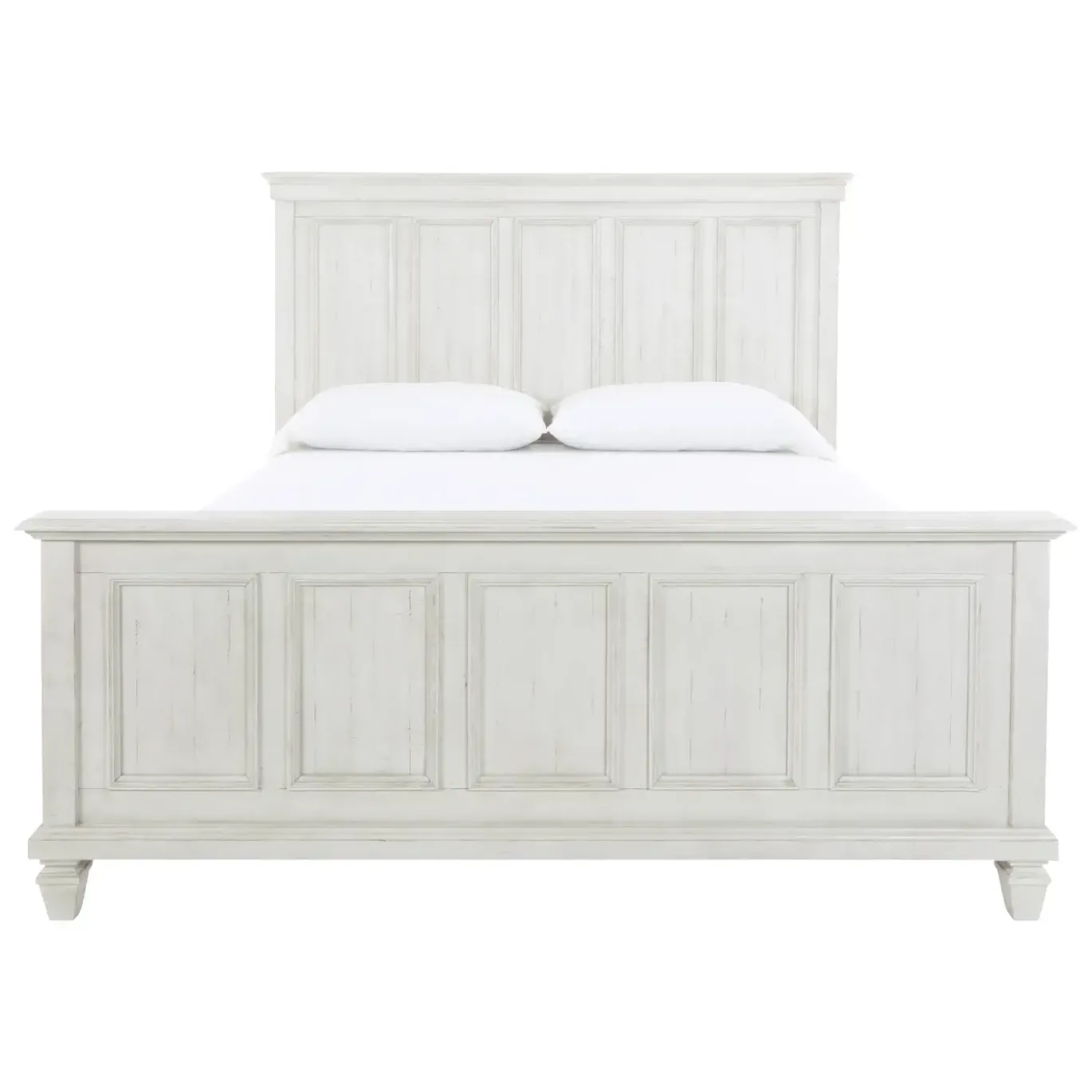 East Bay California King Panel Bed, Dresser, Mirror, Nightstand