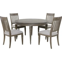 East Bay Round Dining Set Gray
