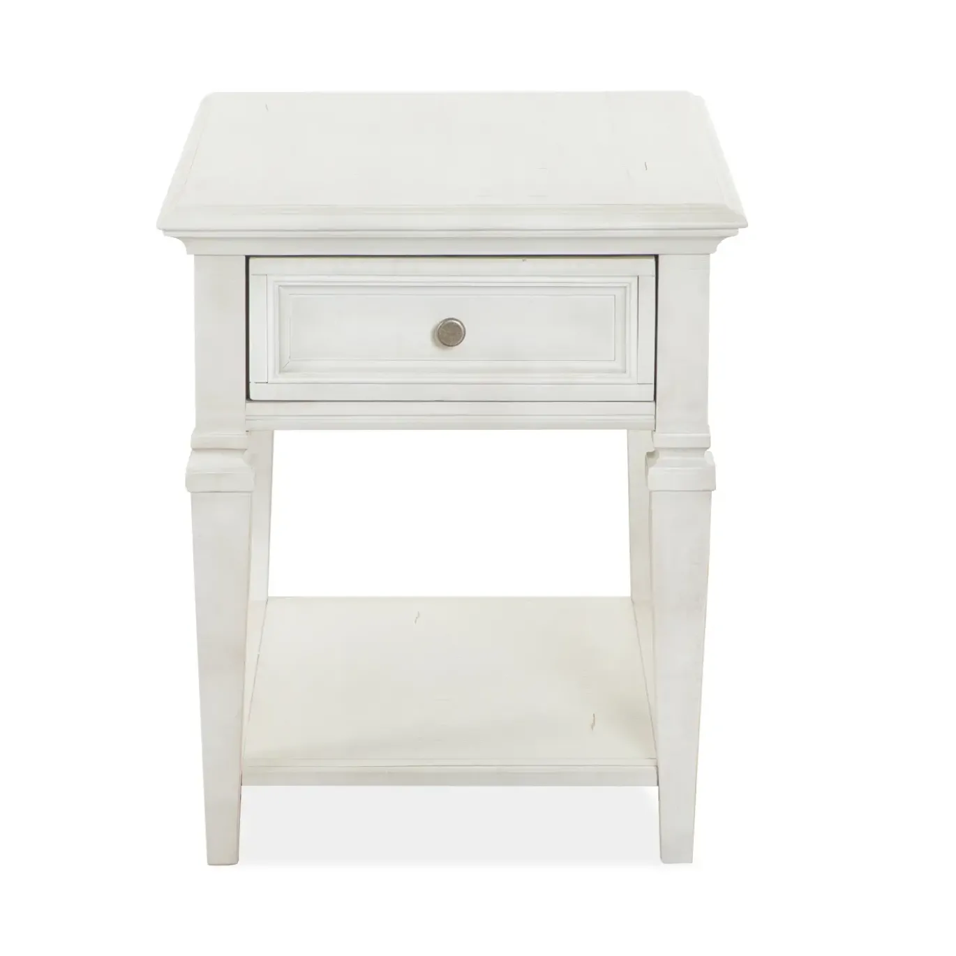 East Bay White End Table