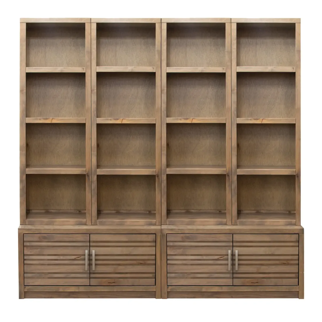 Everett 2 Storage Platforms & 4 Half Pier Bookshelf