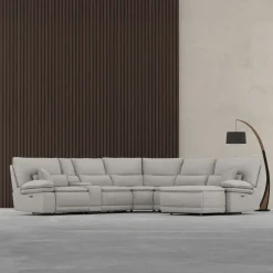 Goliath 6pc Power Chaise Sectional