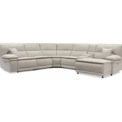 Goliath 6pc Power Chaise Sectional