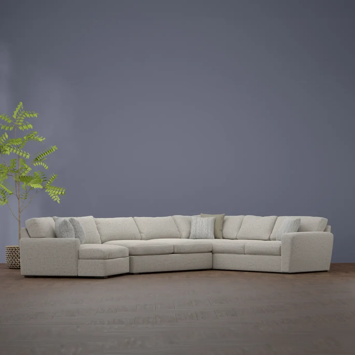 Harley 3pc Left Cuddler Sectional