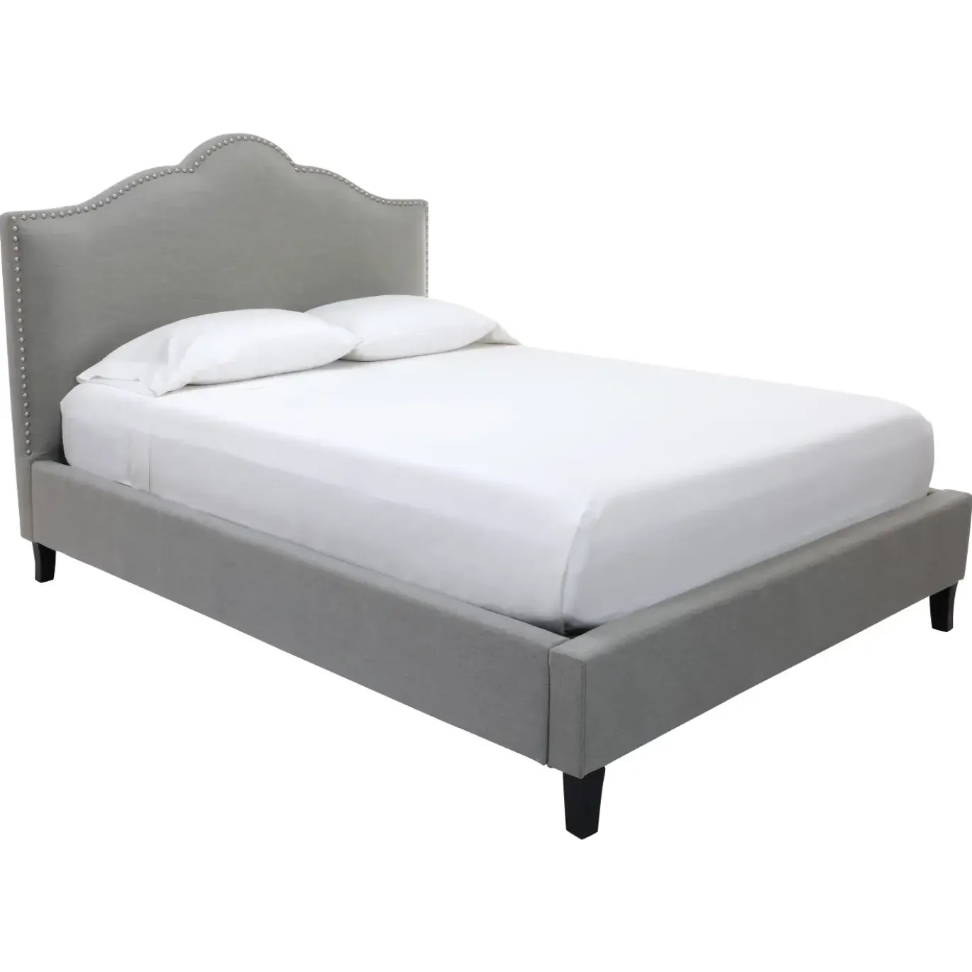 Jaime Gray Upholstered Bed