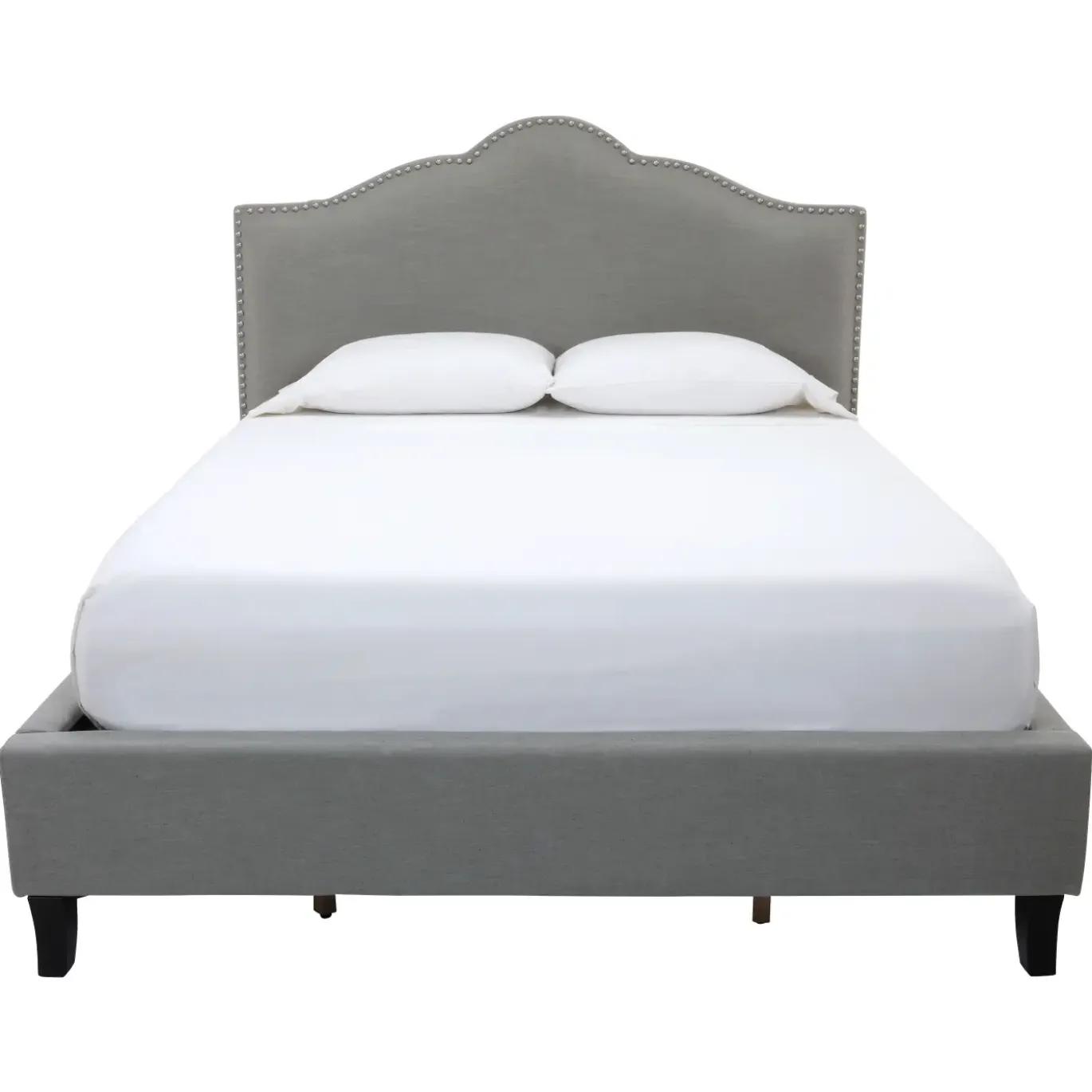 Jaime Gray Upholstered Bed