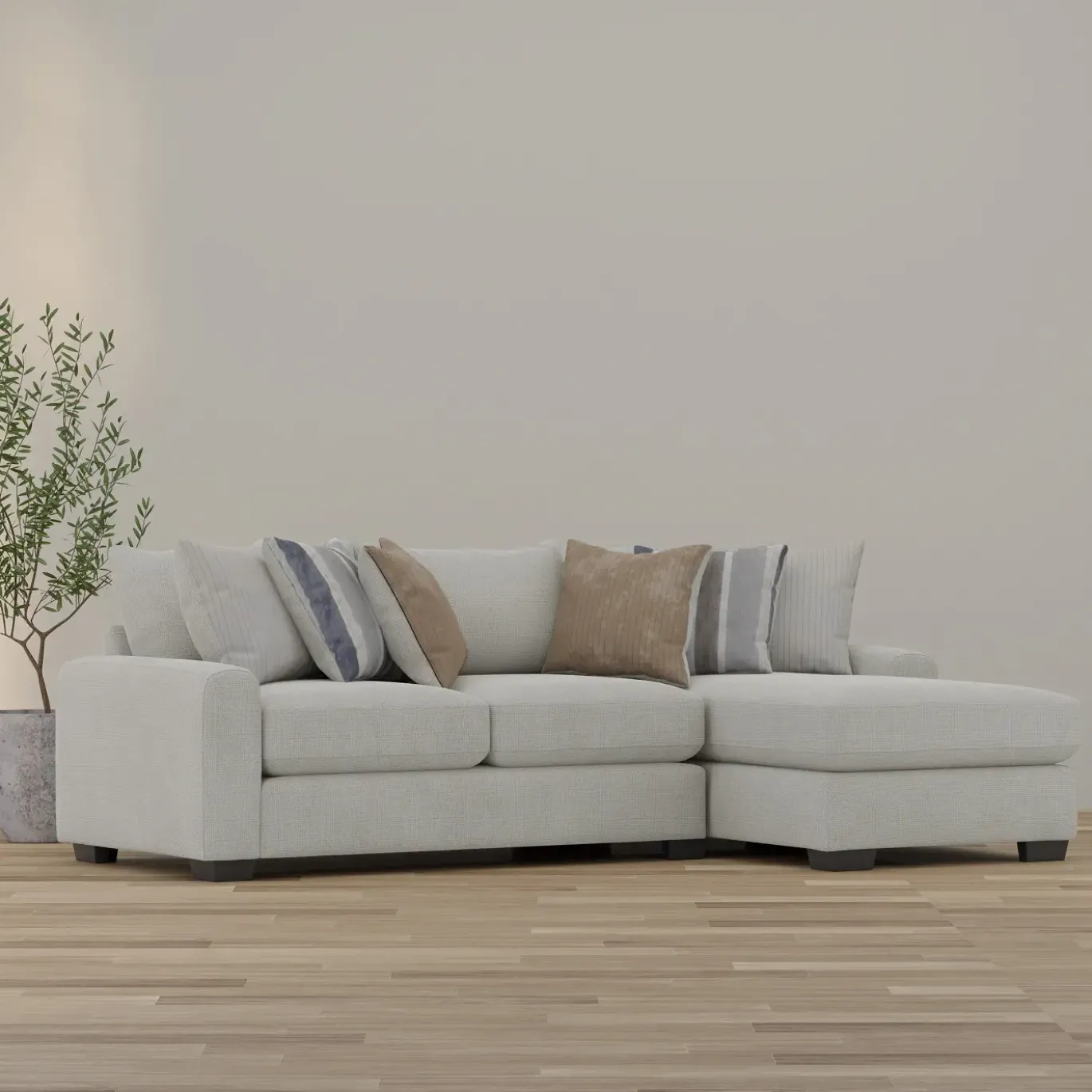 Landon 2pc Right Chaise Sectional