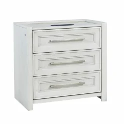 Laurel Three Drawer Night Stand