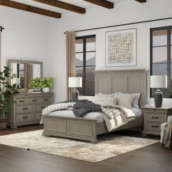 Legion Gray Panel Bedroom Set