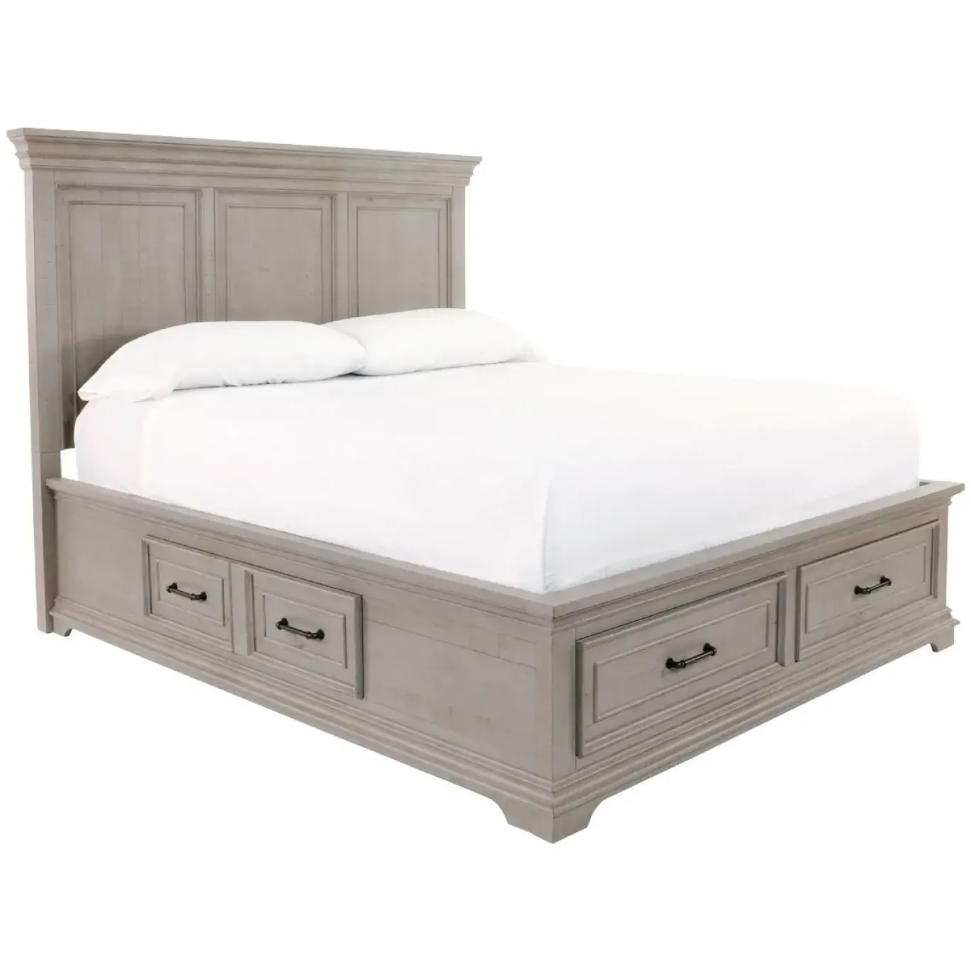 Legion Gray Storage Bed