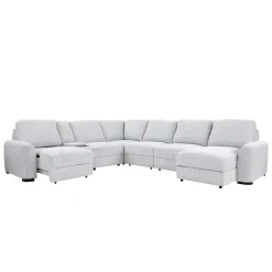 Luna 7pc Sectional with RAF Chaise