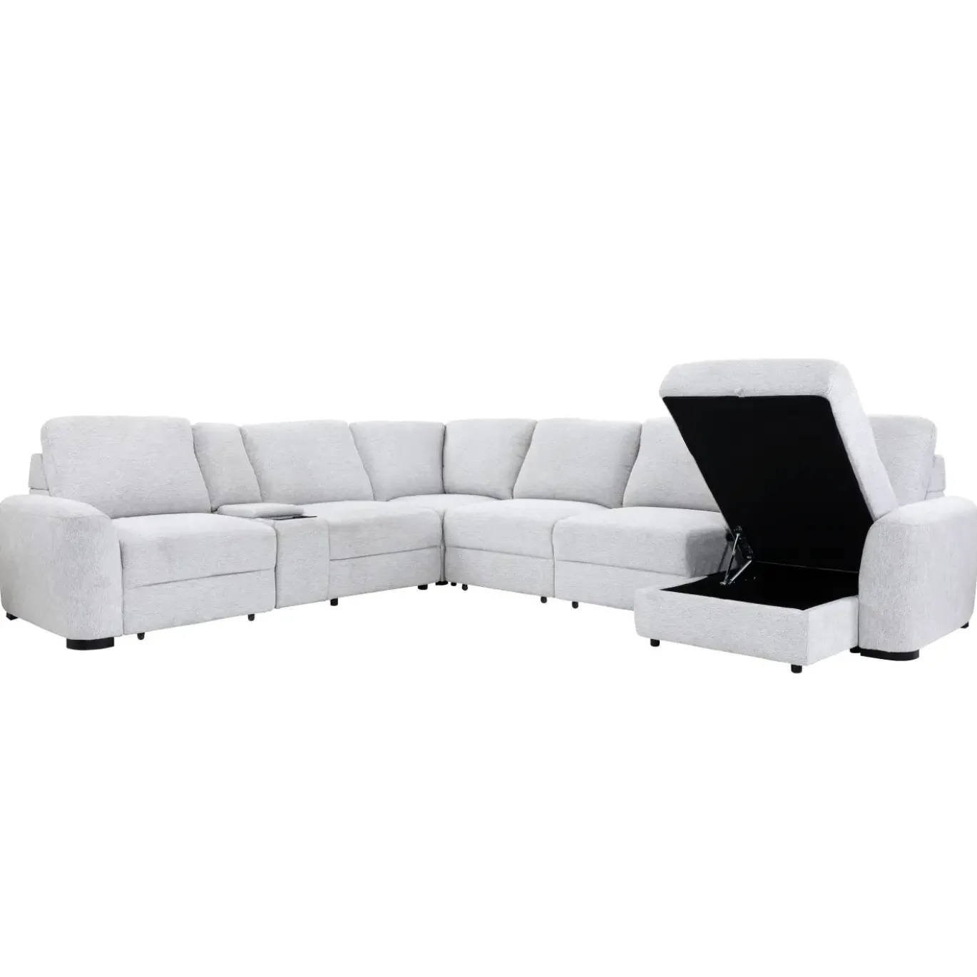 Luna 7pc Sectional with RAF Chaise