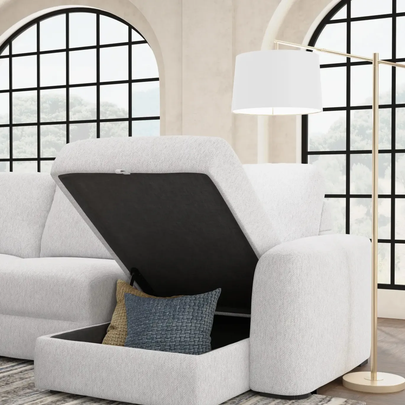 Luna 7pc Sectional with RAF Chaise