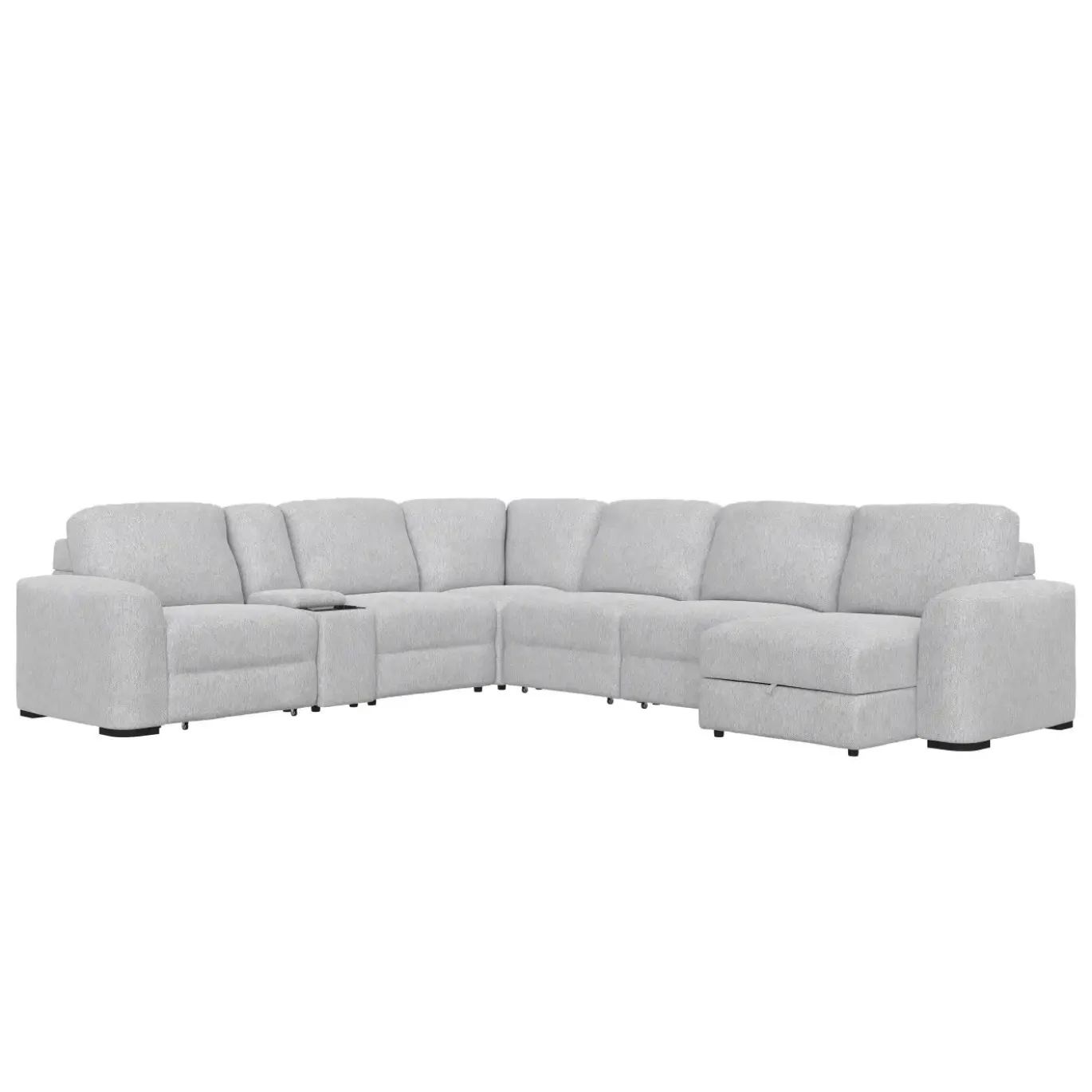 Luna 7pc Sectional with RAF Chaise