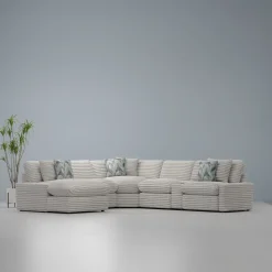 Lush 6pc Left Chaise Power Sectional