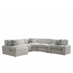 Lush 6pc Left Chaise Power Sectional