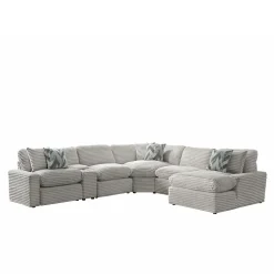 Lush 6pc Right Chaise Power Sectional