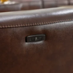 Malone Brown Reclining Living Room Set