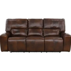 Malone Brown Reclining Living Room Set