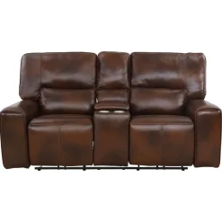 Malone Brown Reclining Living Room Set