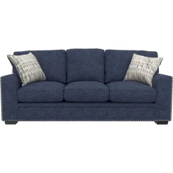 Mercer Blue Sofa & Loveseat