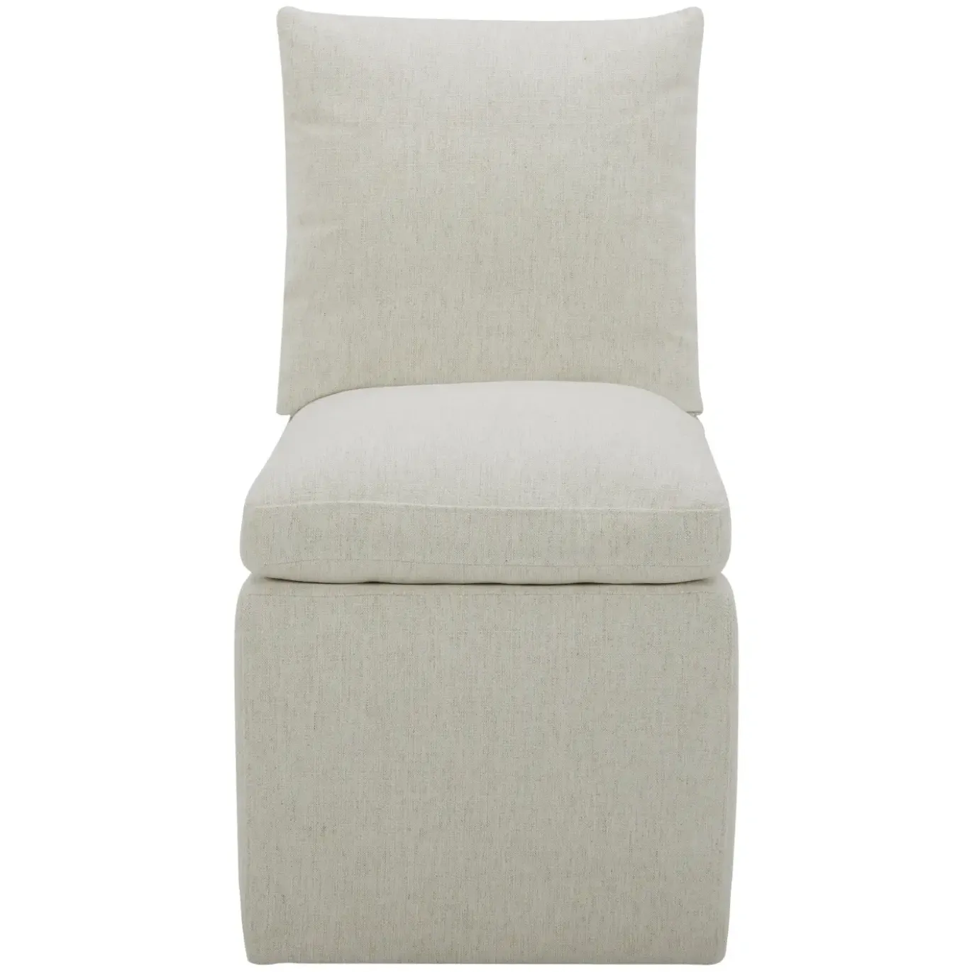 Mila Castered Side Chair With Crypton Performance Fabric