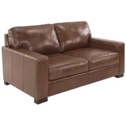 Monarch Leather Loveseat