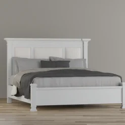Newport California King Upholstered Panel Bed