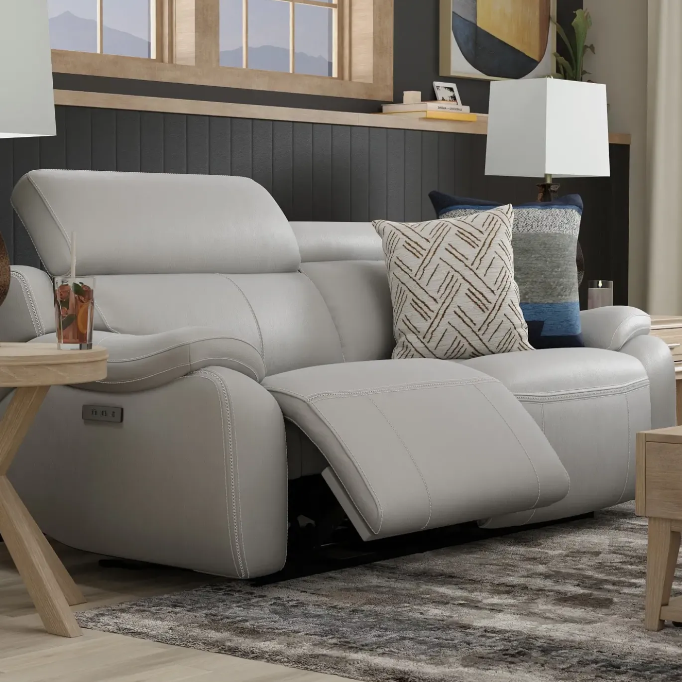 Nixon Leather Living Room Set