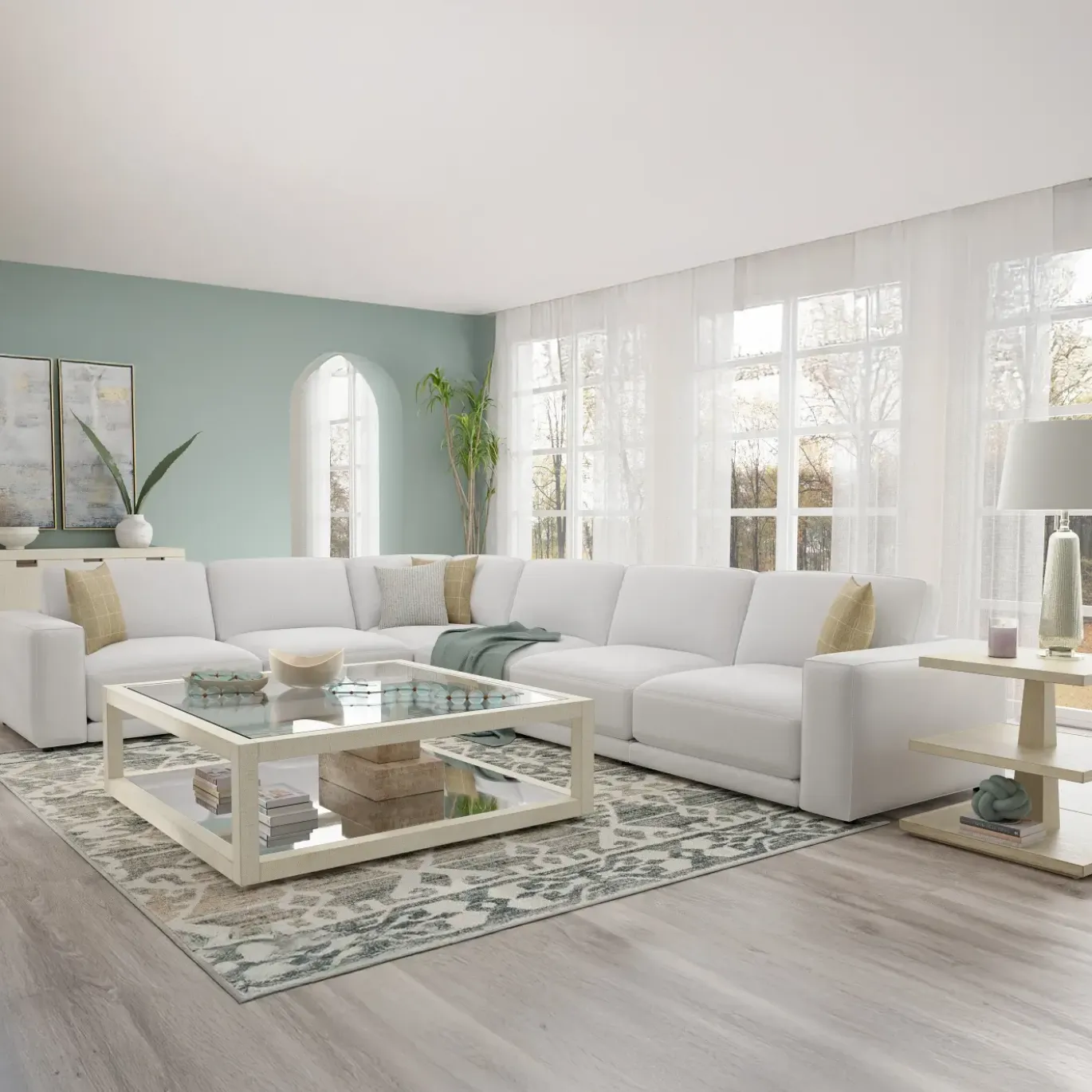 Nomad Sectional With Crypton Performance Fabric