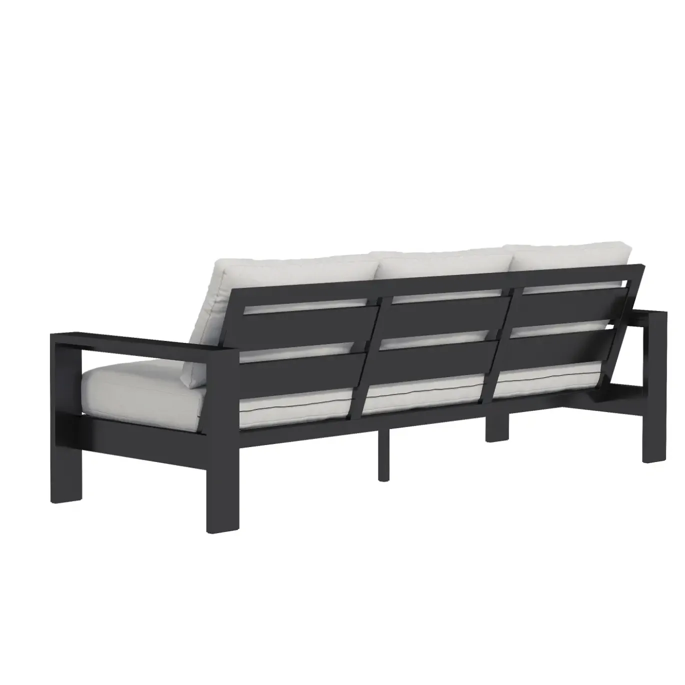 Queensland 3pc Outdoor Seating Set: Sofa & 2 Rocker Lounge Chairs