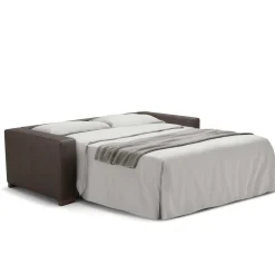 Quinn Leather Full Sleeper Sofa & Mattress