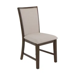 Riley 9pc Dining Set: Extendable Table, 2 Upholstered Chairs & 6 Slat Back Chairs
