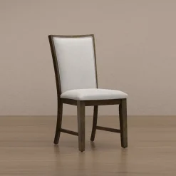 Riley 9pc Dining Set: Extendable Table, 2 Upholstered Chairs & 6 Slat Back Chairs