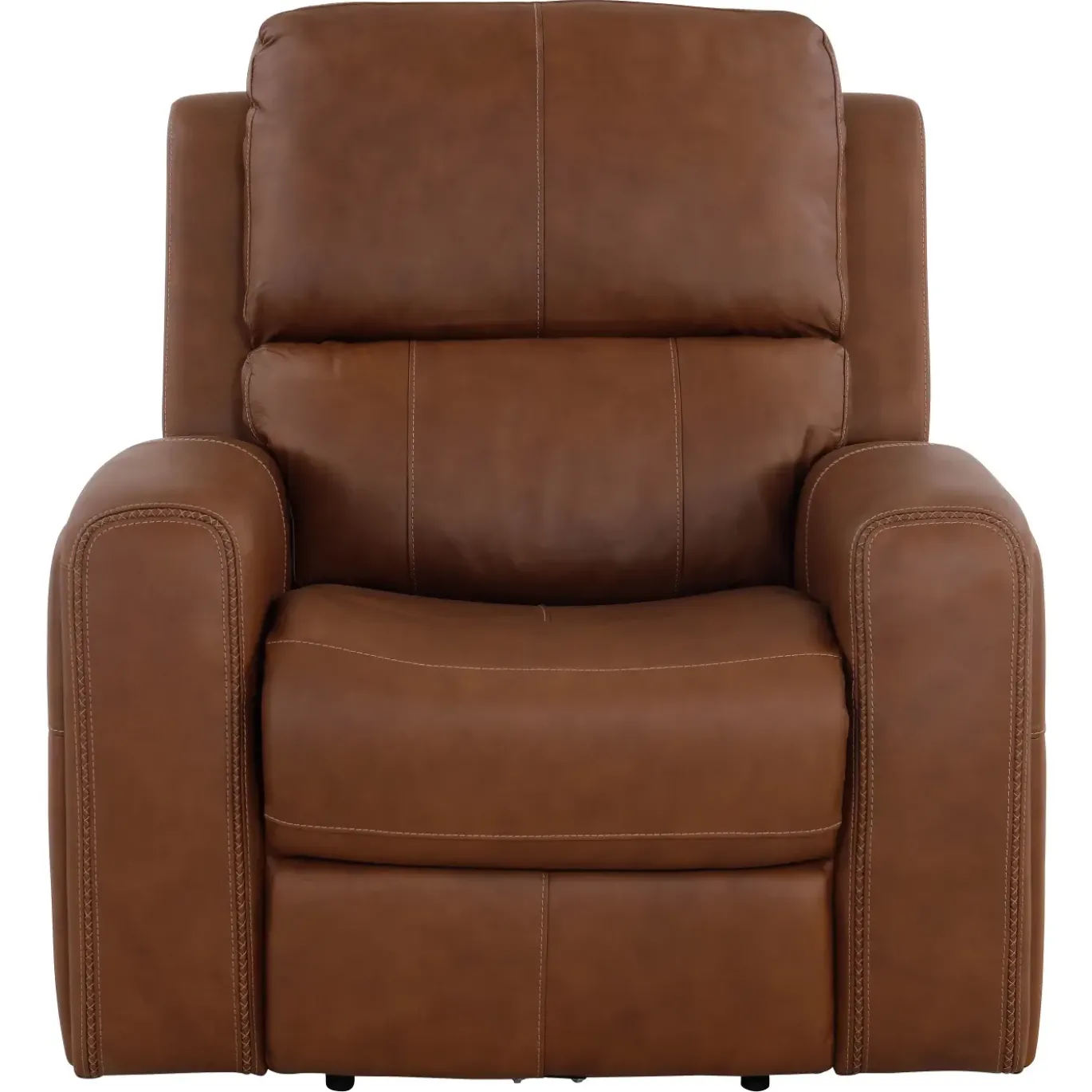 Riverdale Leather Power Recliner with Power Headrest and Power Lumbar
