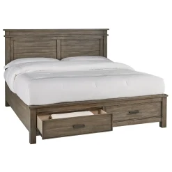 Rivington California King Panel Storage Bed, Dresser, Mirror, Nightstand